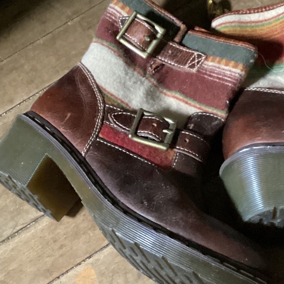 Dr. Martens Pendleton Biker Boots 9 - Picture 3 of 8